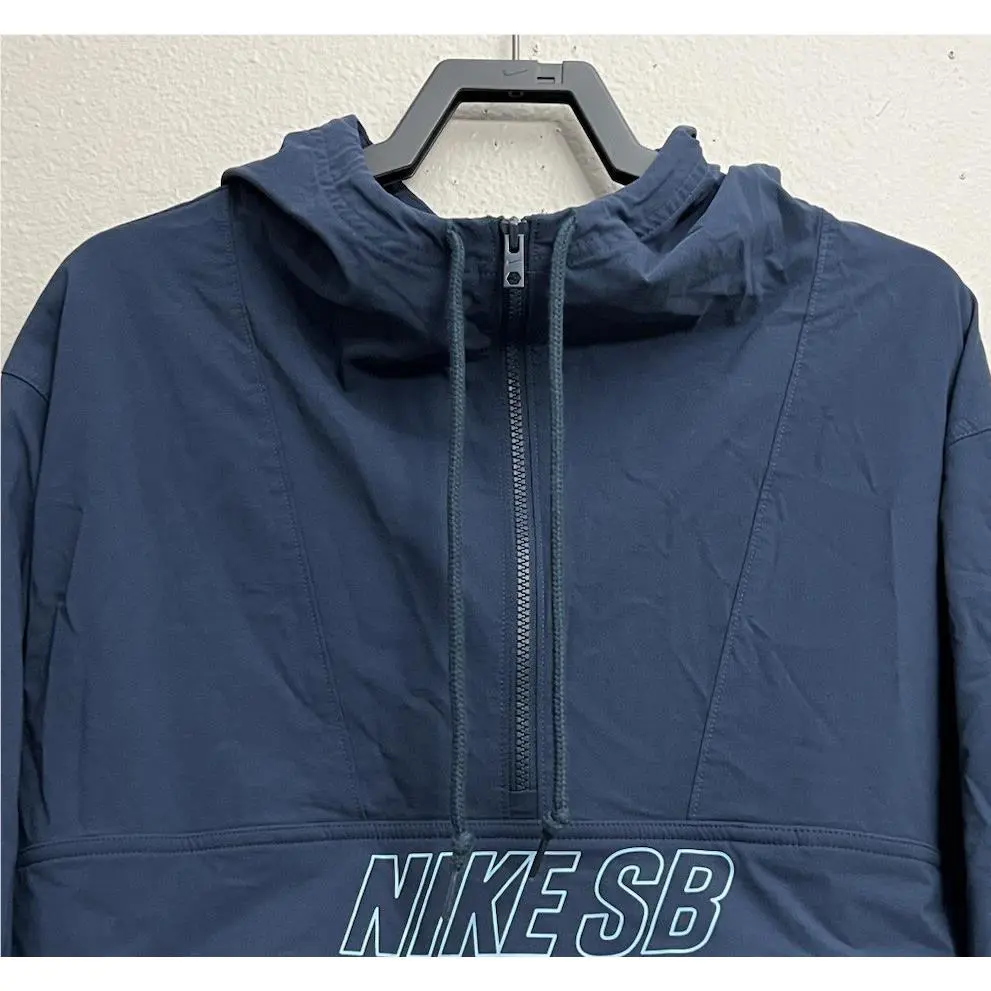 Nike clothing - Nike SB Anorak Pullover Jacket - FV7343-478 - Armory Navy (UPC: 197597415475) 0