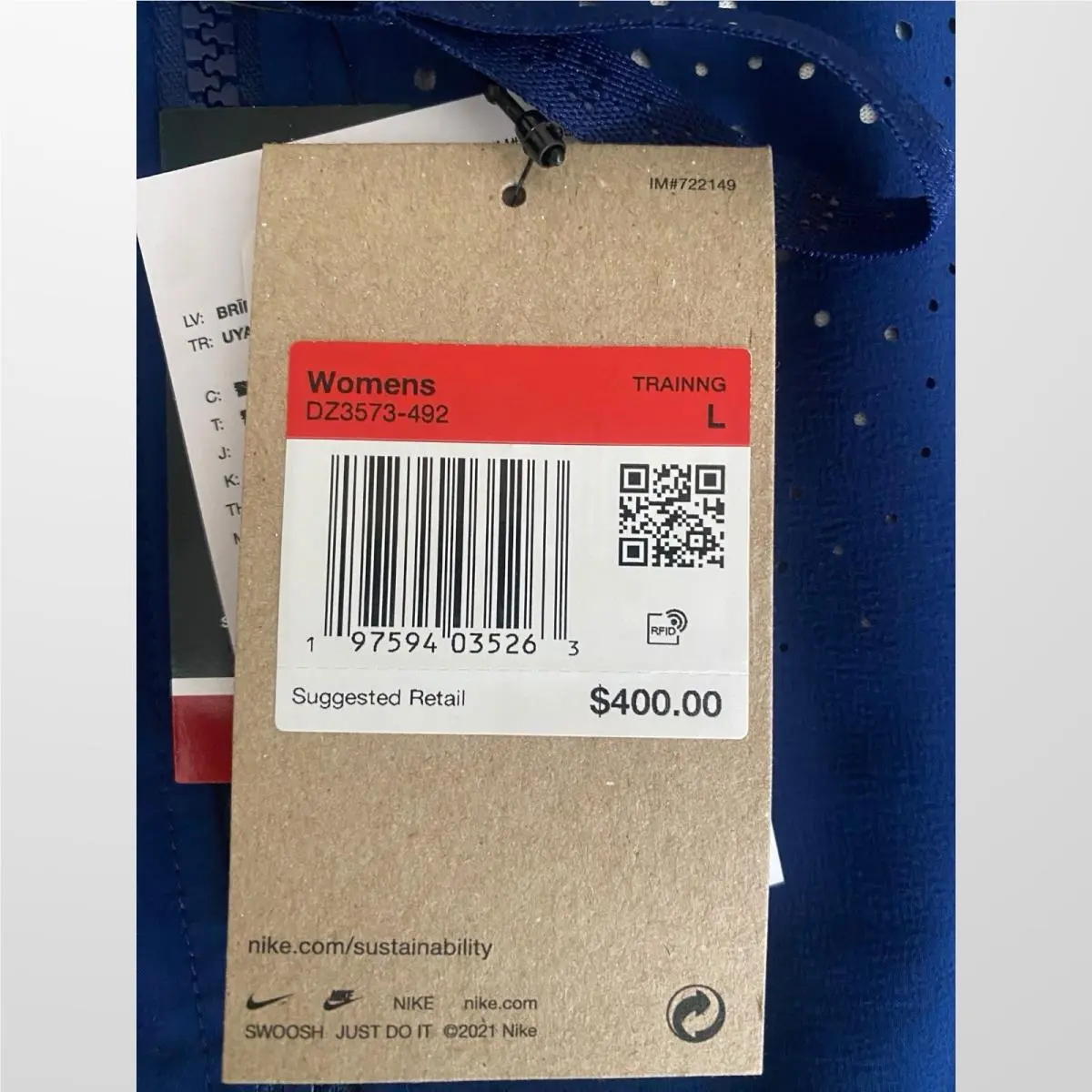 Nike clothing - Parolympic Podium Jacket - Parolympic Podium Jacket - Blue 11