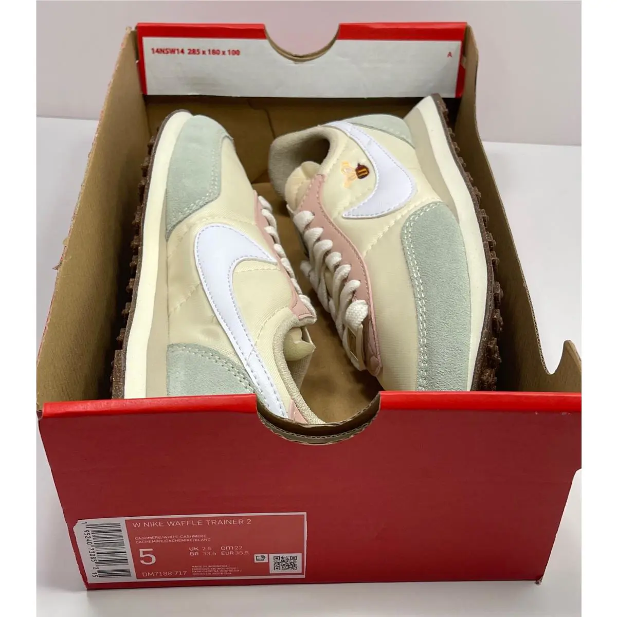 Nike shoes - Wmns Waffle Trainer 2 - Wmns Waffle Trainer - Dm7188717 - Cashmere / White Cashmere (UPC: 195240730852) 7