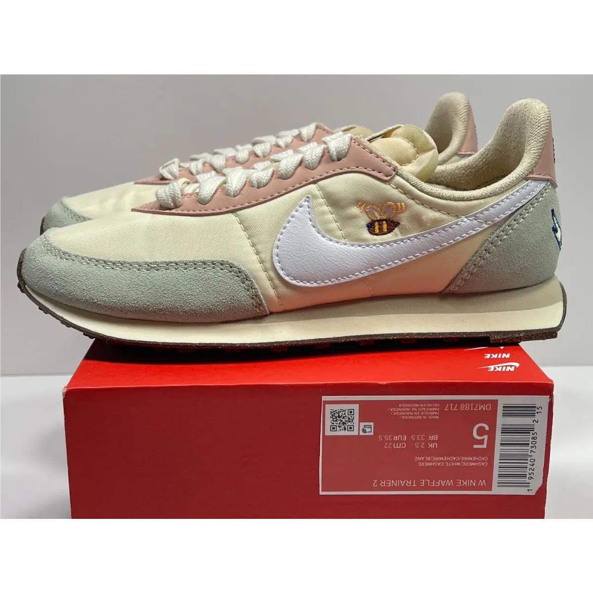 Nike Wmns Waffle Trainer 2 Cashmere Beige Women Casual Lifestyle Shoe DM7188-717