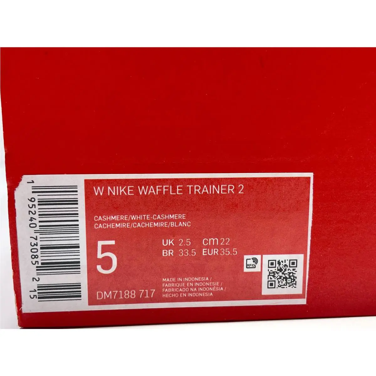 Nike shoes - Wmns Waffle Trainer 2 - Wmns Waffle Trainer - Dm7188717 - Cashmere / White Cashmere (UPC: 195240730852) 8