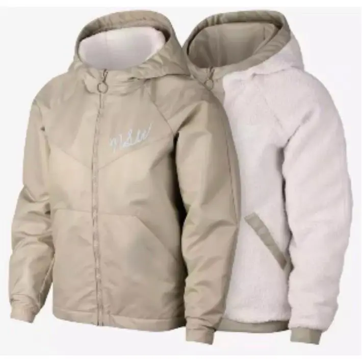 Nike Sportswear Nsw Sherpa Loose Fit Reversible Jacket 941907 031 Women’s Medium
