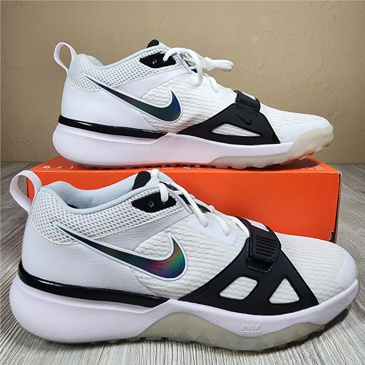 Nike Air Zoom Diamond Elite Turf White Mens Size 13 DZ0503-103
