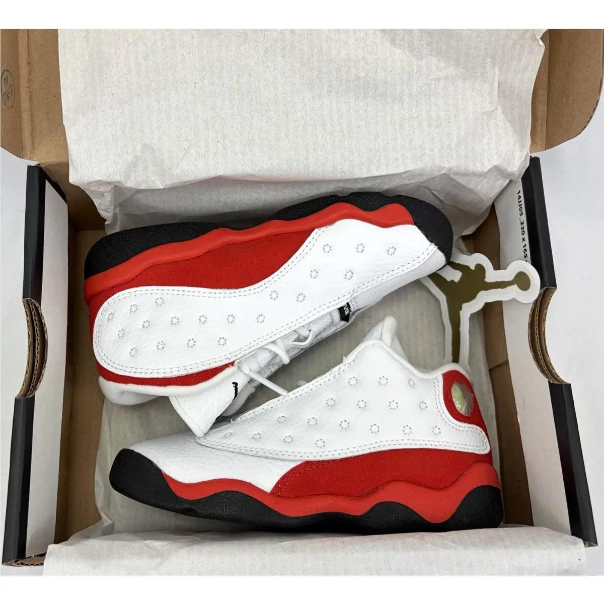 Nike shoes - Jordan 13 Retro (TD) Dj3004-102 - DJ3004-102 - White/Black/Red (UPC: 198486880527) 8
