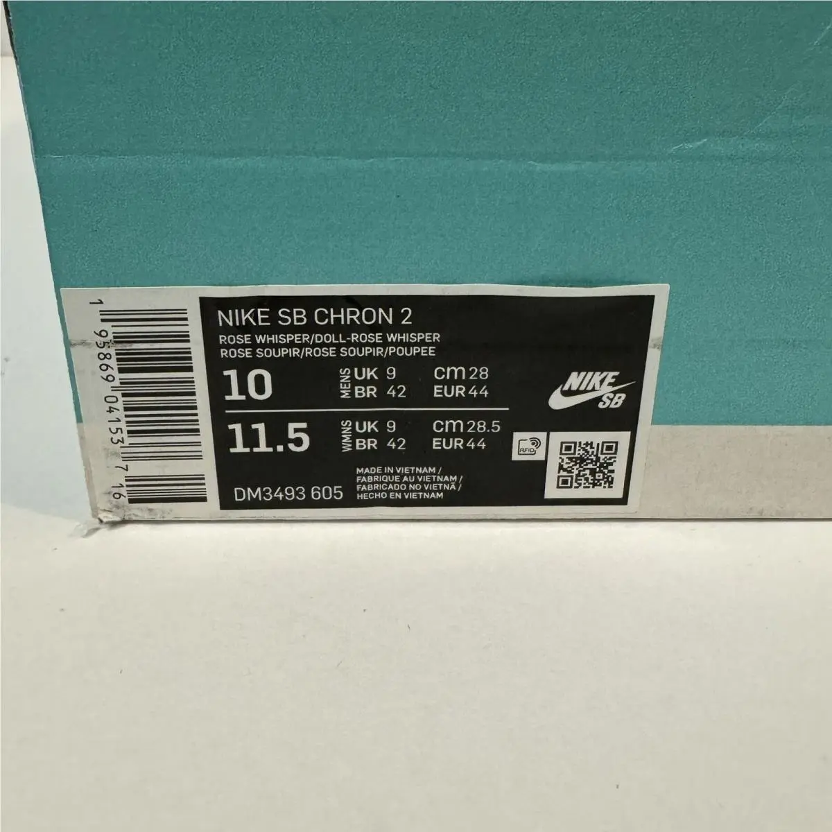 Nike shoes - Nike Chron SB 2 - Chron - DM3493-605 - Rose Whisper/Rose Whisper/Gum Light Brown/Doll 12