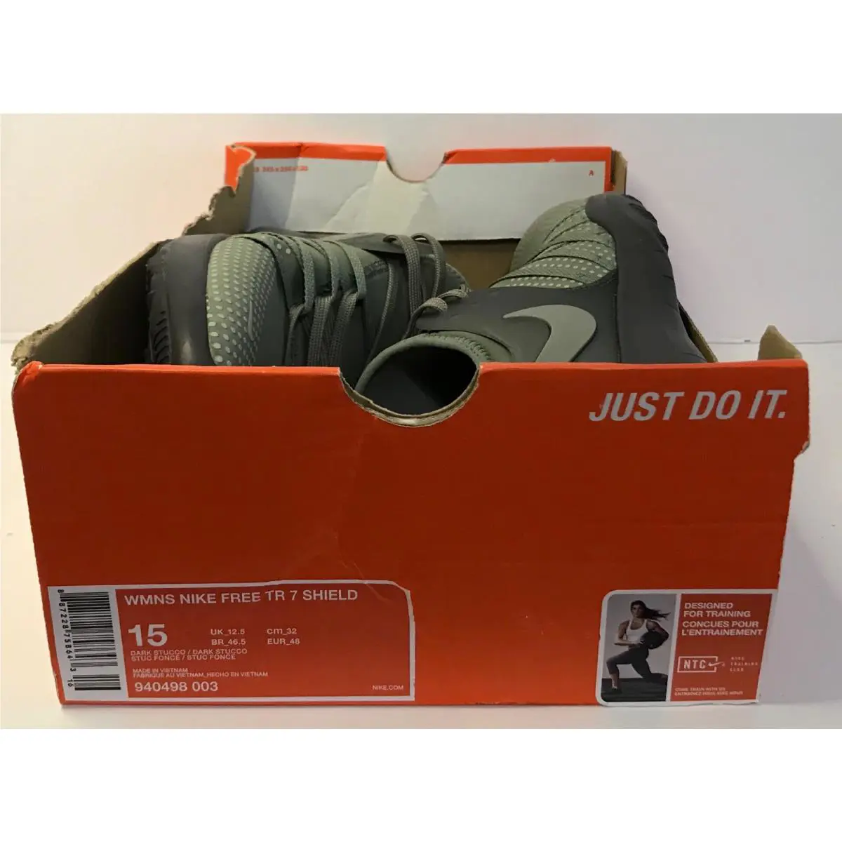 Nike shoes - FREE TR 7 SHIELD - FREE SHIELD - DARK STUCCO DARK STUCCO (UPC: 887228758643) 4