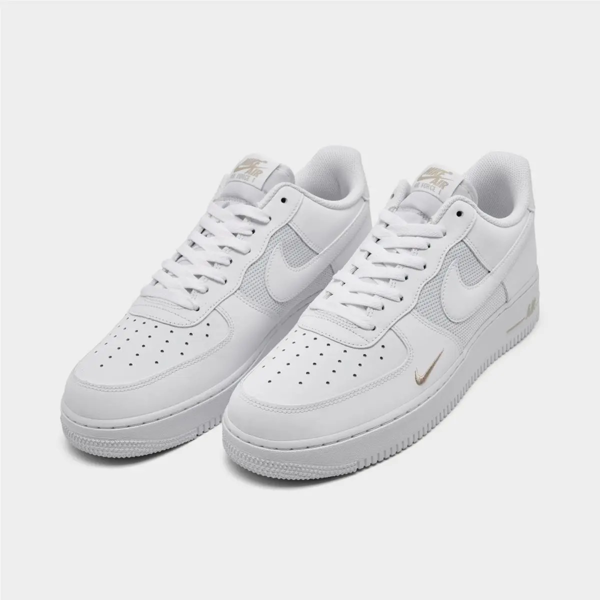 Nike Air Force 1 `07 LV8 Casual Shoes White / Desert Khaki Sz 11.5 IO1283 100
