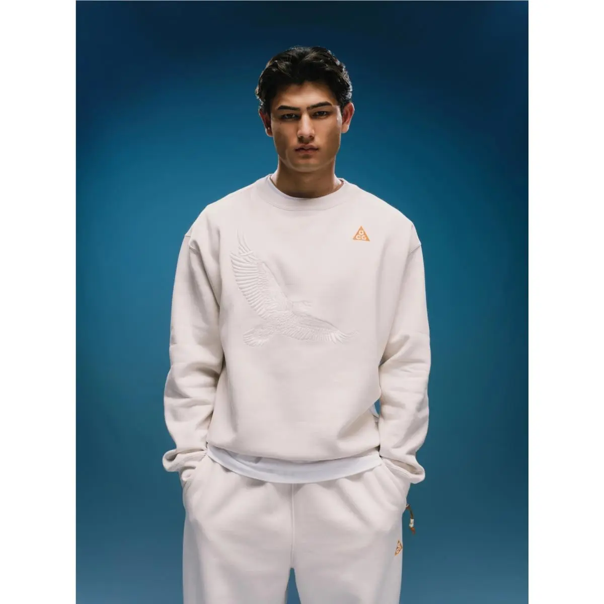 Nike X Acg X Team Usa Therma-fit Crew Neck Sweatshirt Fleece Eagle Phantom Xxl