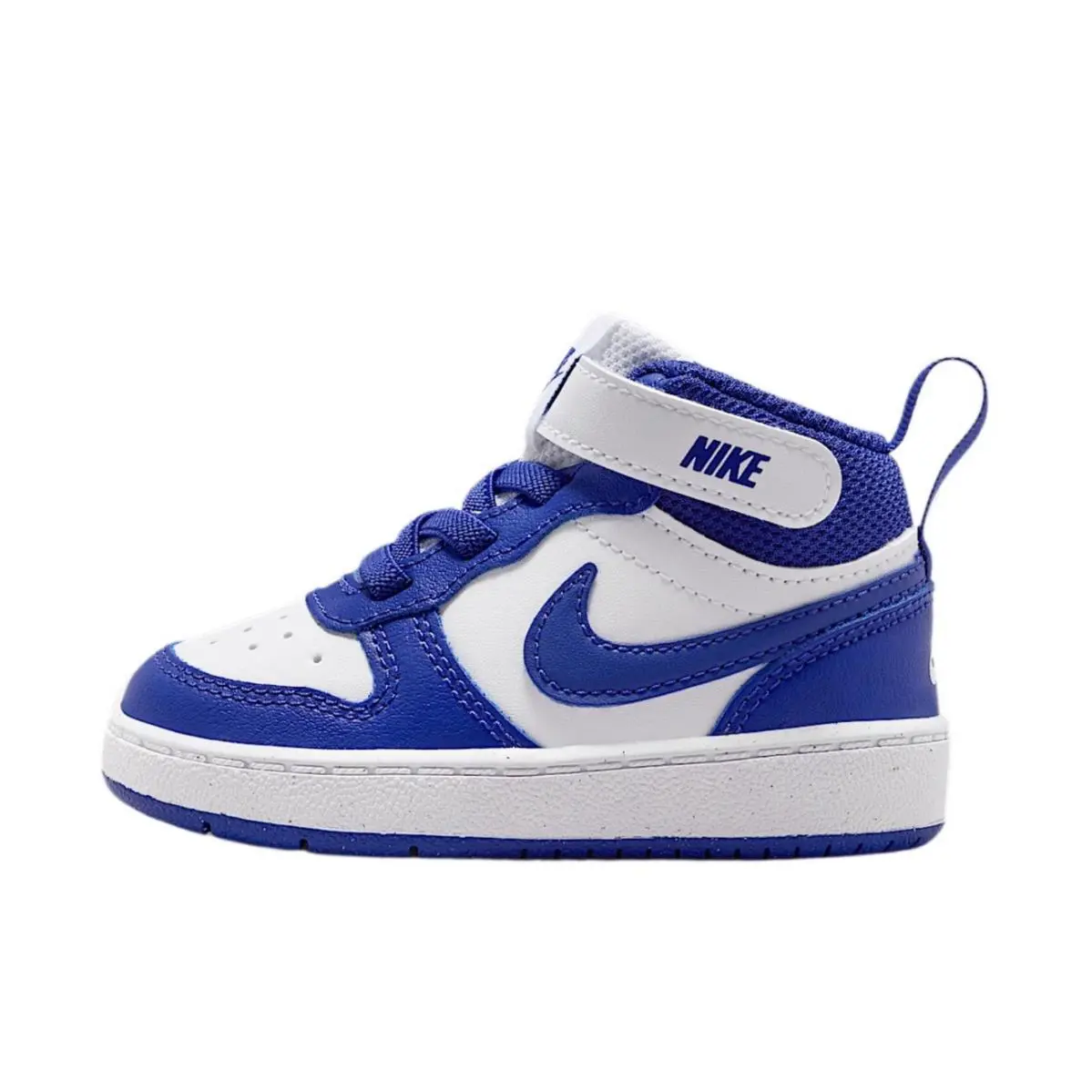Size 9c - Nike Court Borough Mid 2 Tdv Blue White Toddler - Blue