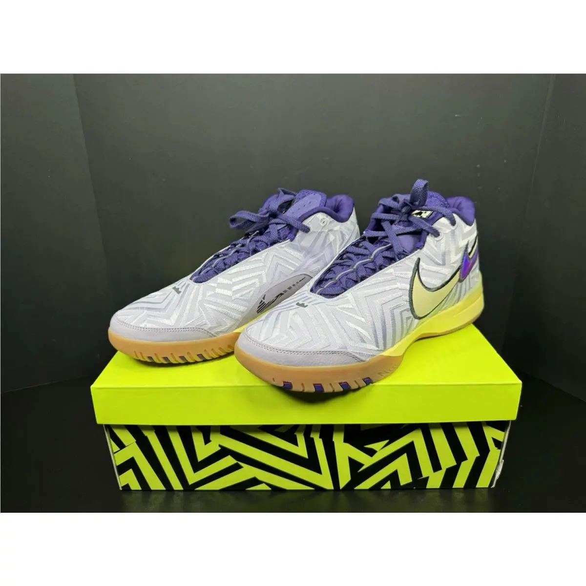 Nike Lebron Lbj Nxxt Genisus Amethyst Tint Basketball Sneakers Size 13