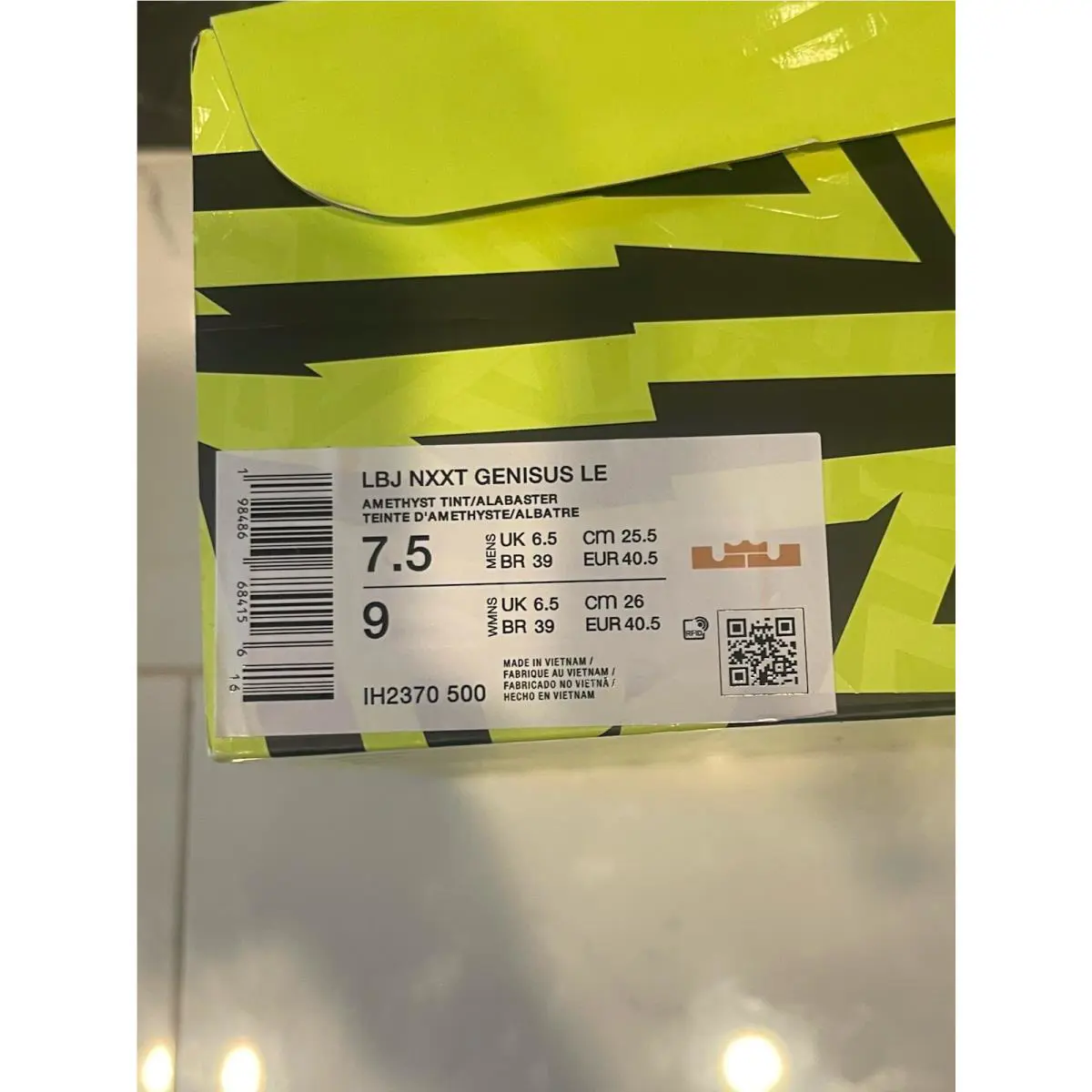 Nike shoes - Nike Zoom LeBron NXXT Gen - IH2370-500 - Purple 7
