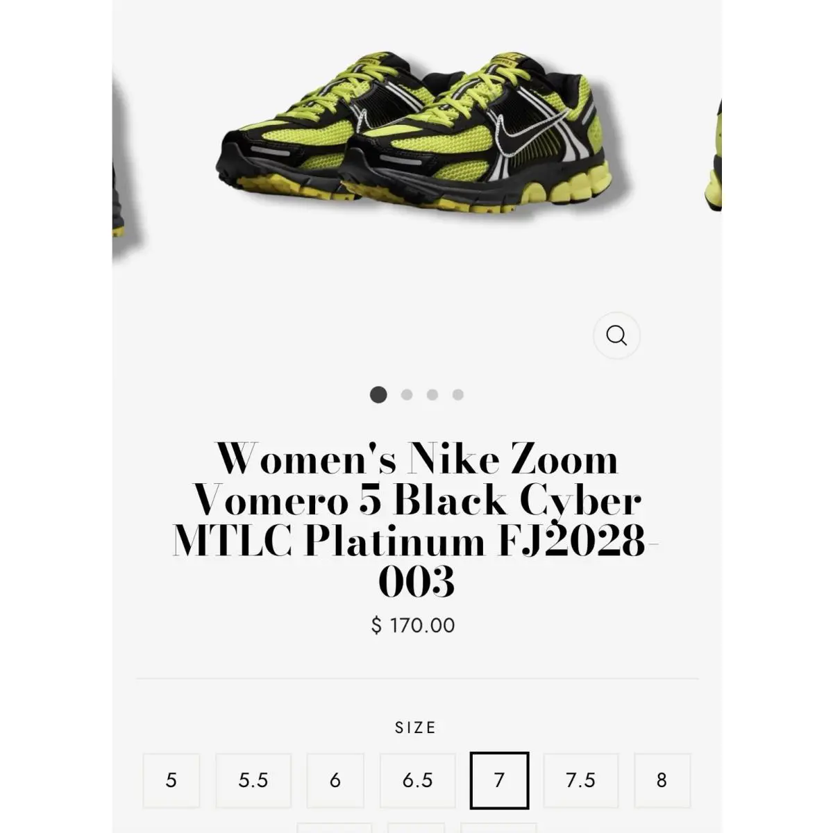 Nike shoes - Nike Zoom Vomero - Zoom Vomero - Yellow 20
