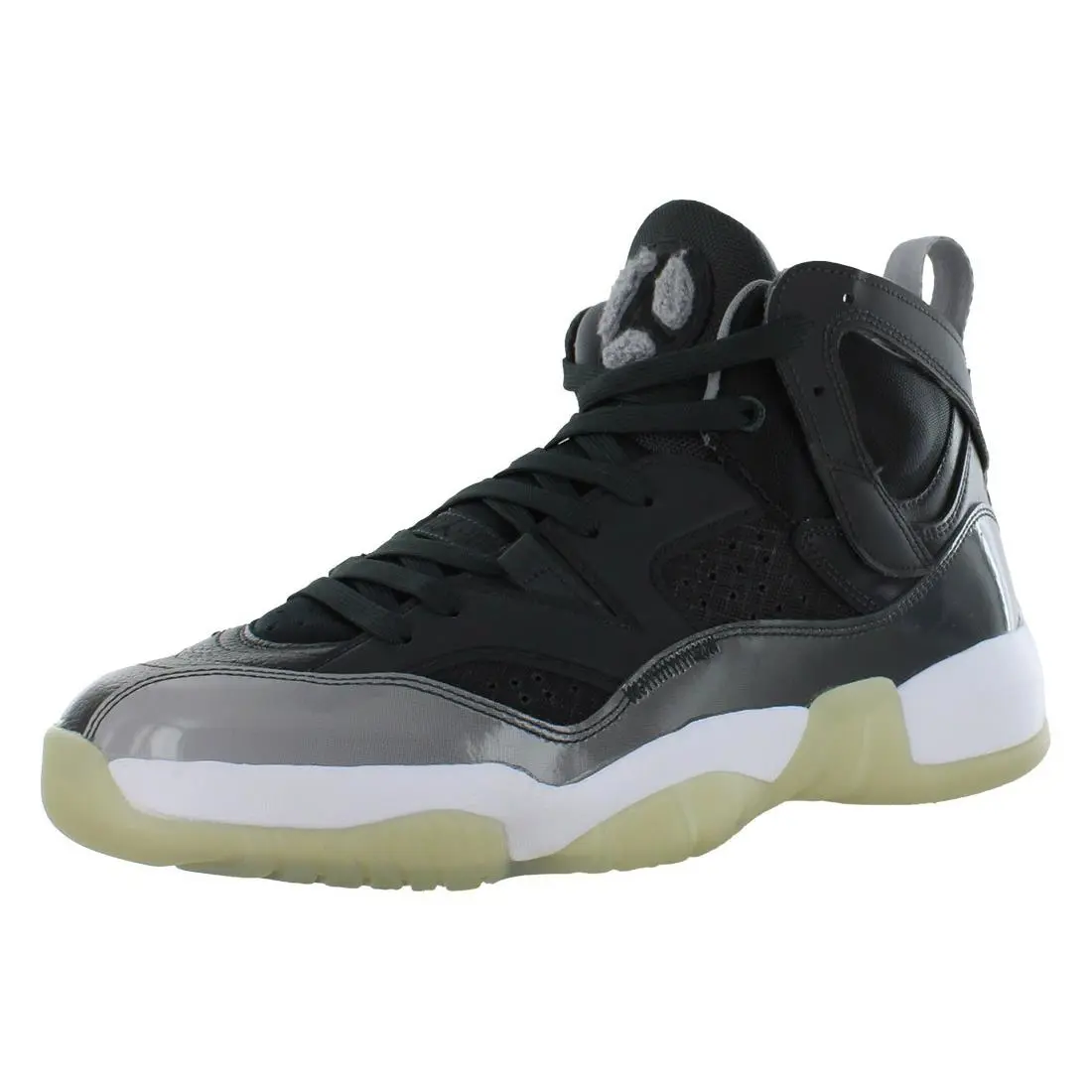 Nike Jumpman Two Trey Womens Shoes Size 8.5 Color: Anthracite/black/cement Grey - Anthracite/Black/Cement Grey, Main: Black