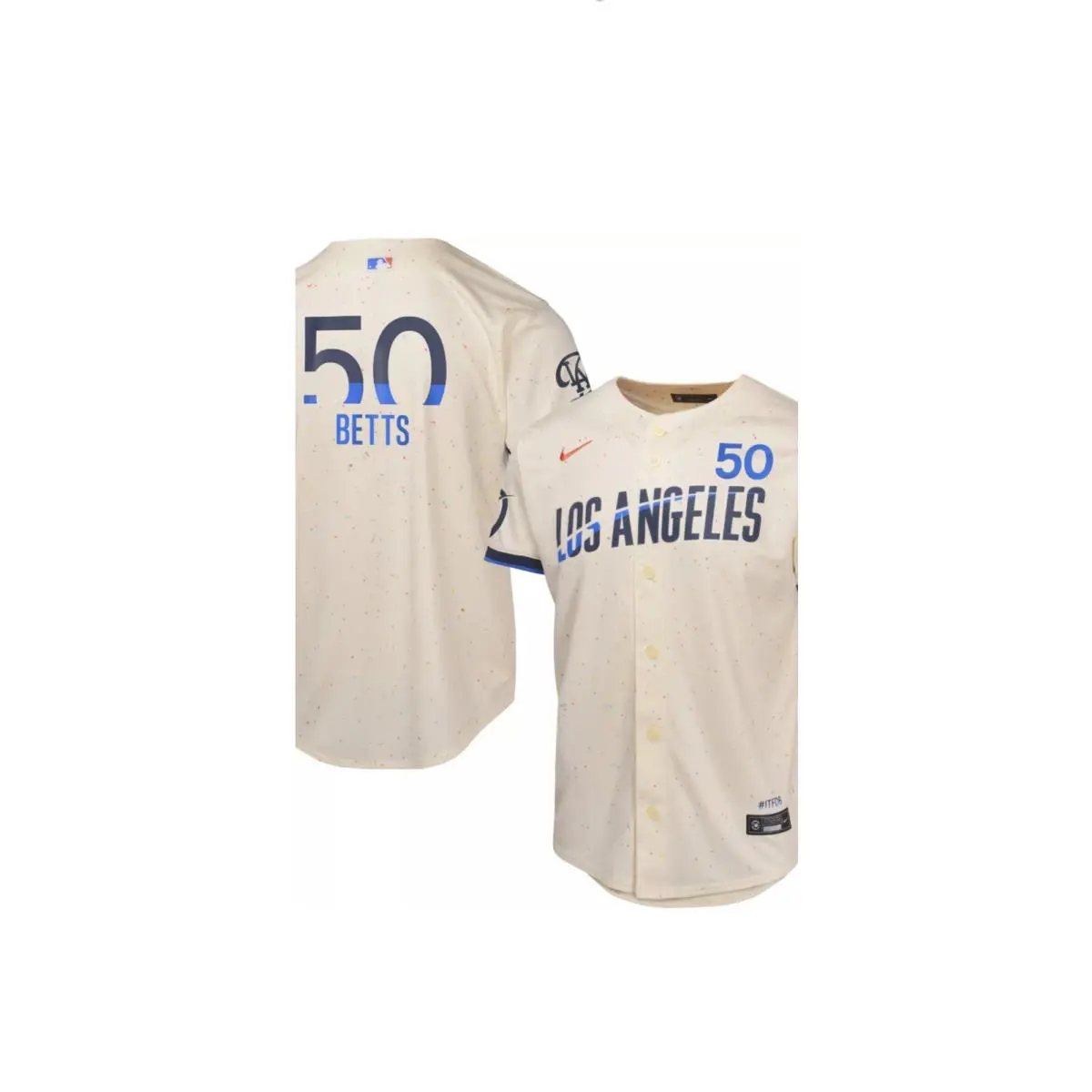 Mookie Betts Dodgers Nike Vapor City Connect Jersey Size Women`s Small