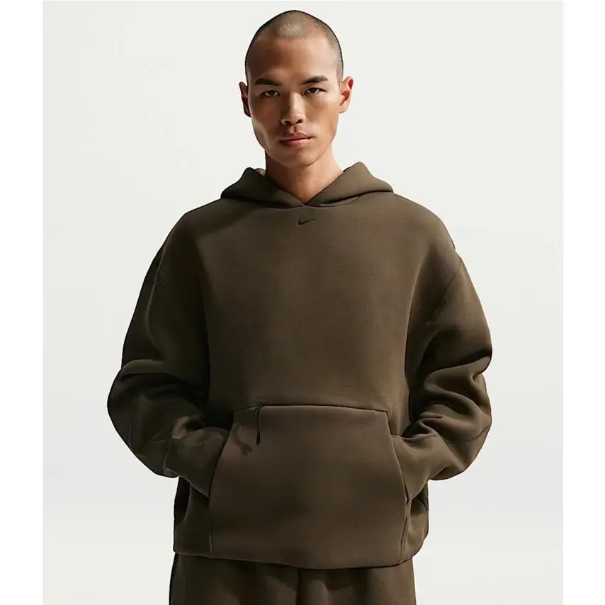 Nike Tech Fleece Pullover Hoodie Center Swoosh Men’s Size Medium IO9941-212