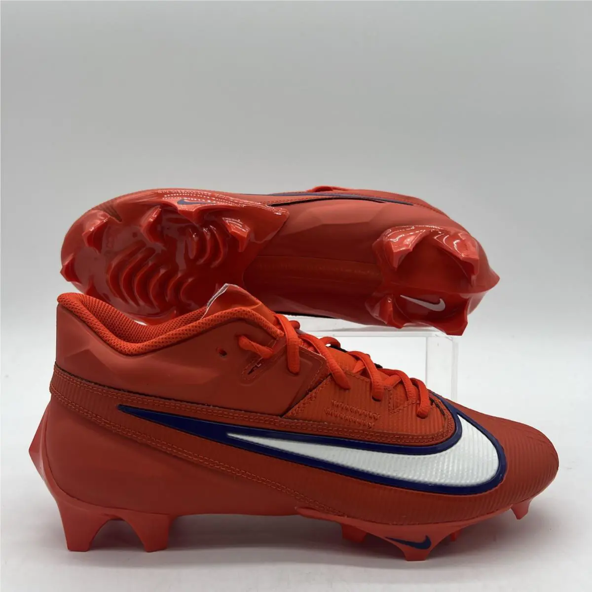 Mens Sz 12 Nike Vapor Edge Elite 360 2 Clemson Tigers Orange Cleats FJ5746 800