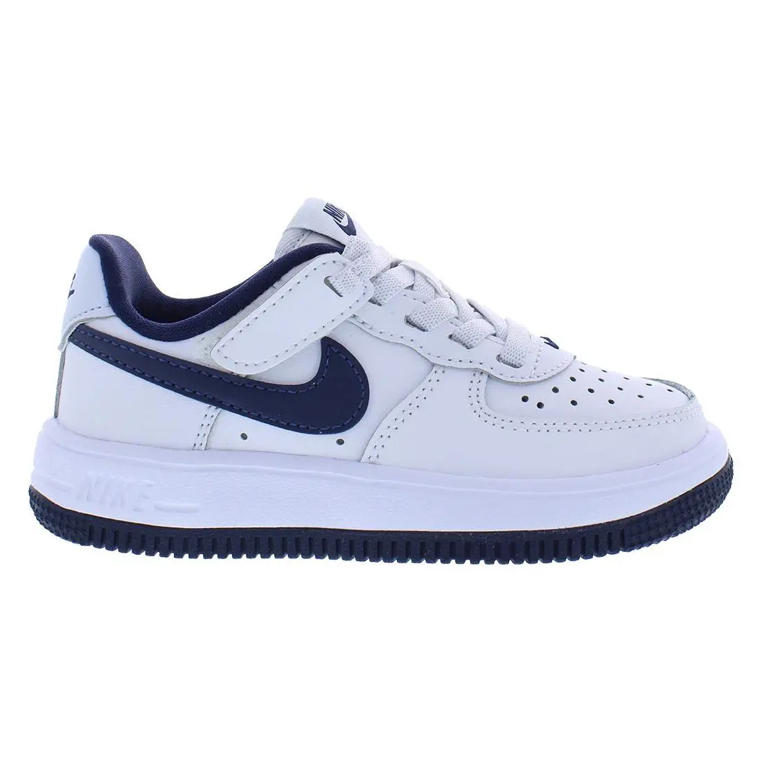 Nike Force 1 Low Easyon PS Boys Shoes Size 8 Color: White/midnight Navy