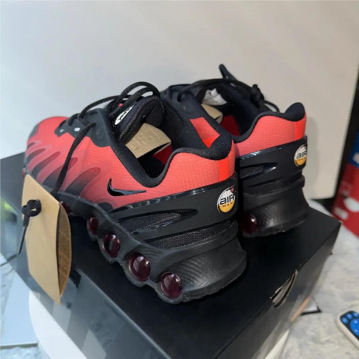 Nike shoes - Nike Air Max DN8 - Air Max - Black/Gym Red/Bright Crimson/Black (UPC: 197861287531) 8