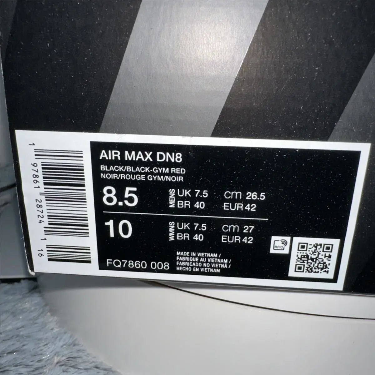 Nike shoes - Nike Air Max DN8 - Air Max - Black/Gym Red/Bright Crimson/Black (UPC: 197861287531) 12
