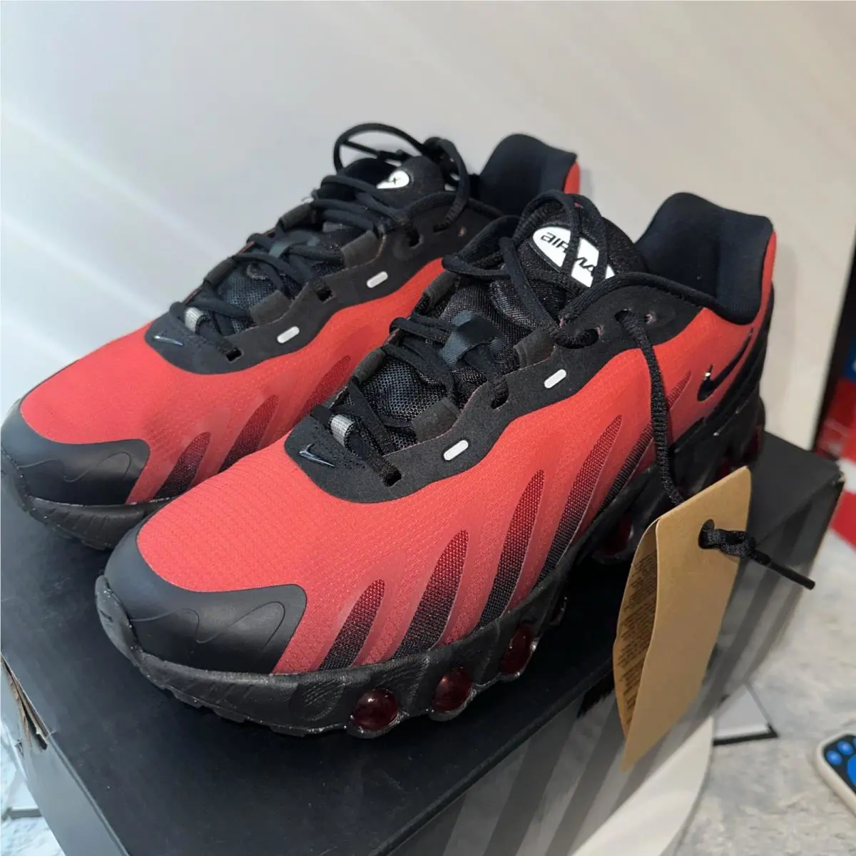 Nike shoes - Nike Air Max DN8 - Air Max - Black/Gym Red/Bright Crimson/Black (UPC: 197861287531) 4
