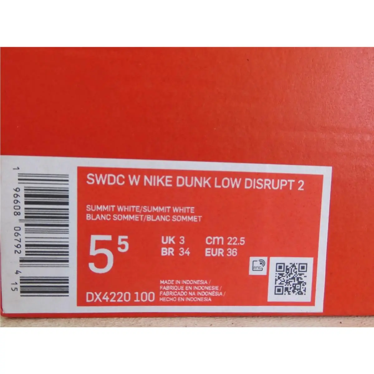 Nike shoes - Nike Dunk Low Disrupt - Dunk Low Disrupt - DX4220-100 - White (UPC: 196608067924) 3