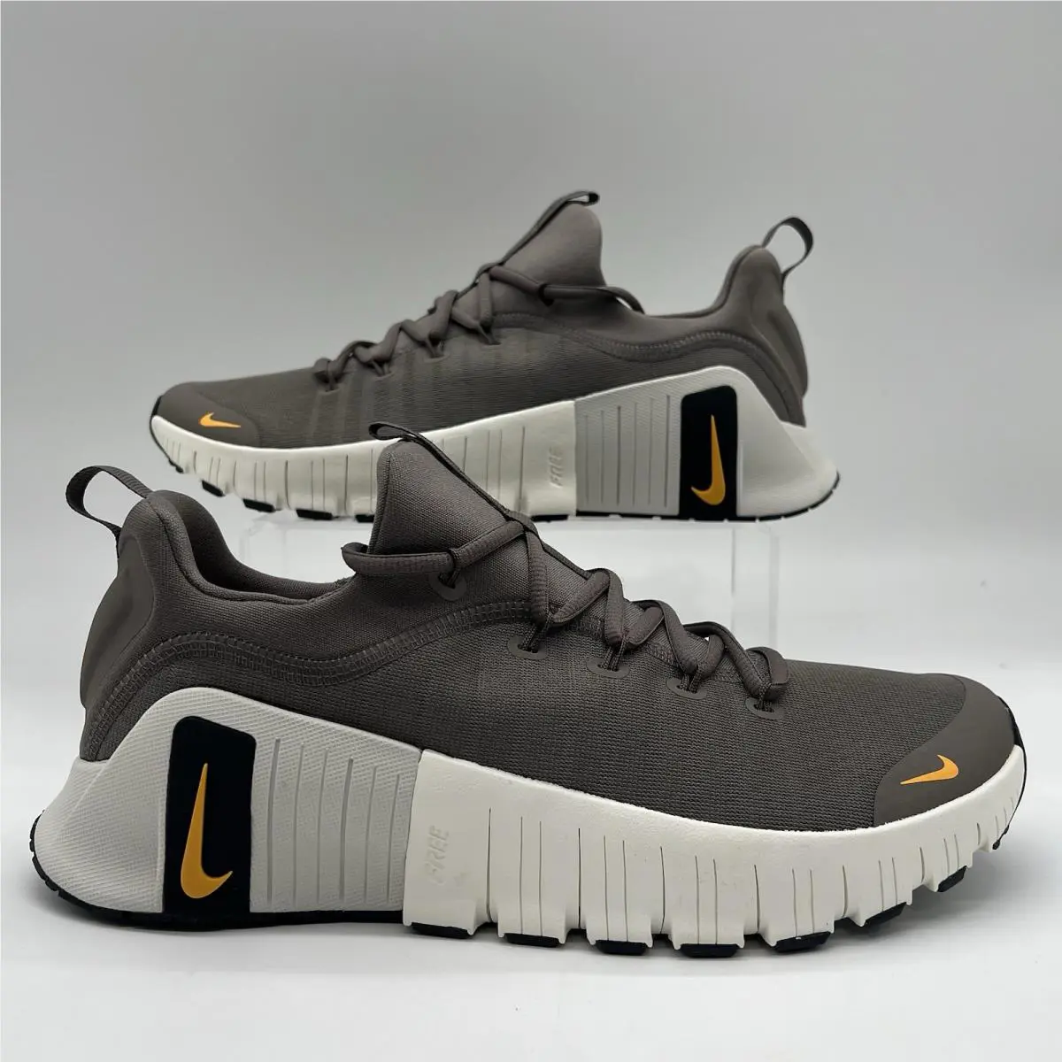 Mens Size 10 Nike Free Metcon 6 Cave Stone Training Shoe FJ7127 201