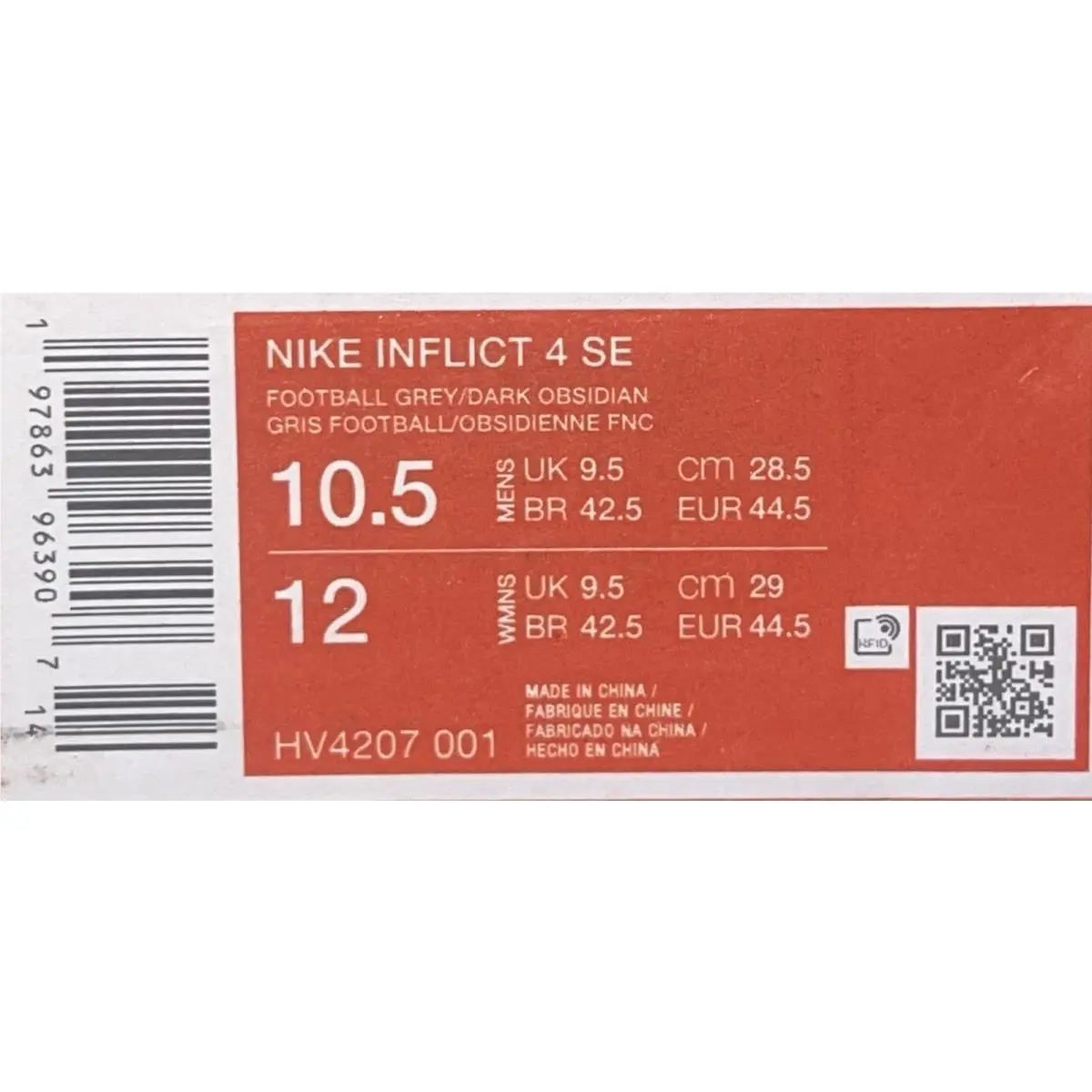 Nike shoes - Nike Inflict - Inflict - HV4207-001 - Gray 5