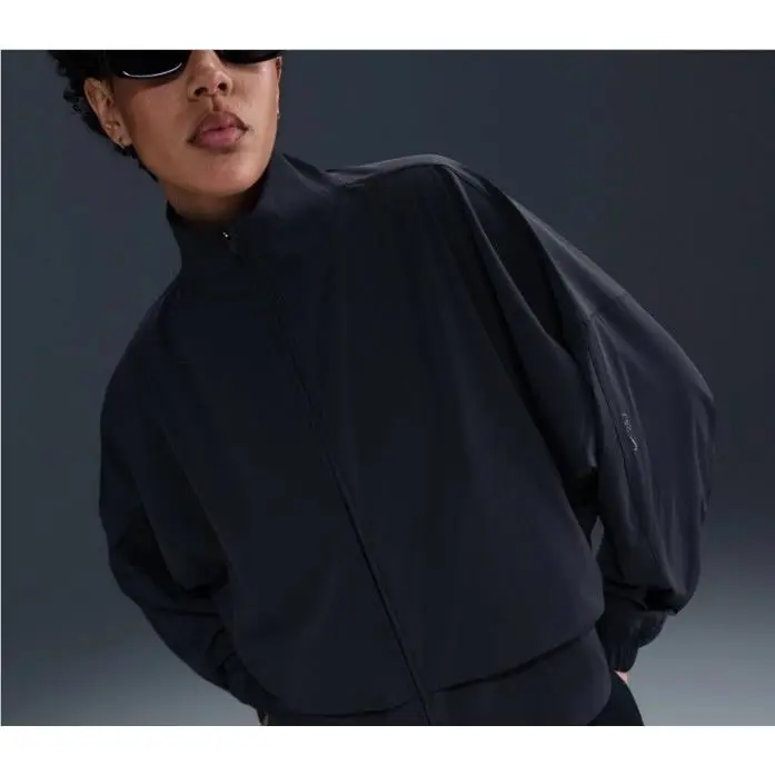 Nike Women`s 24.7 Perfectstretch Dri-fit Woven Jacket M Black Style HJ0963