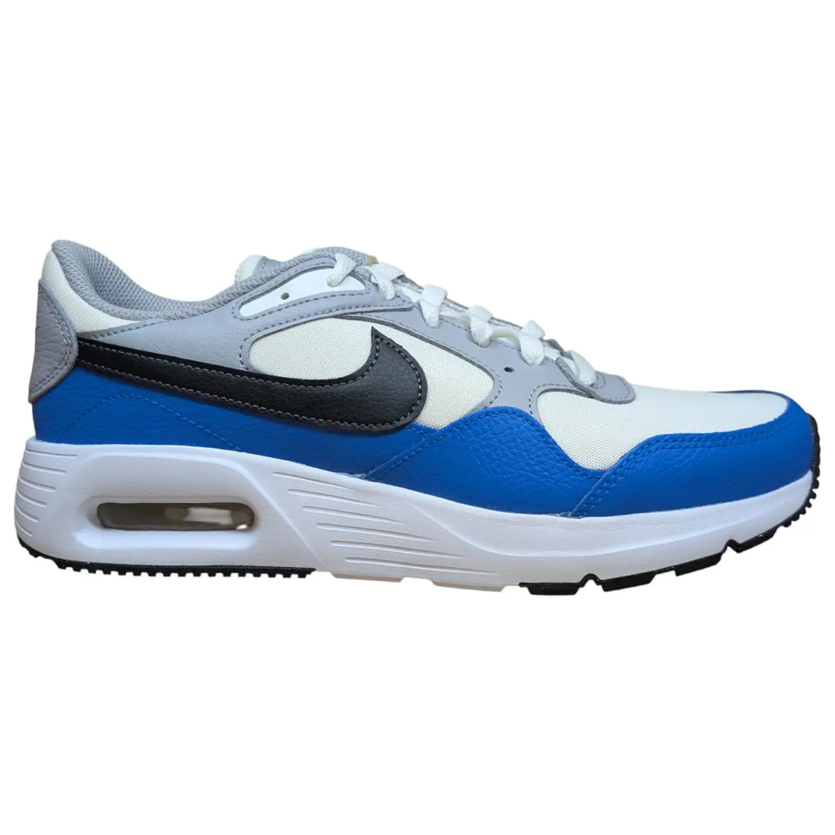 Nike Men`s Air Max SC - Summit White Light Photo Blue - US Size 9 - CW4555-117