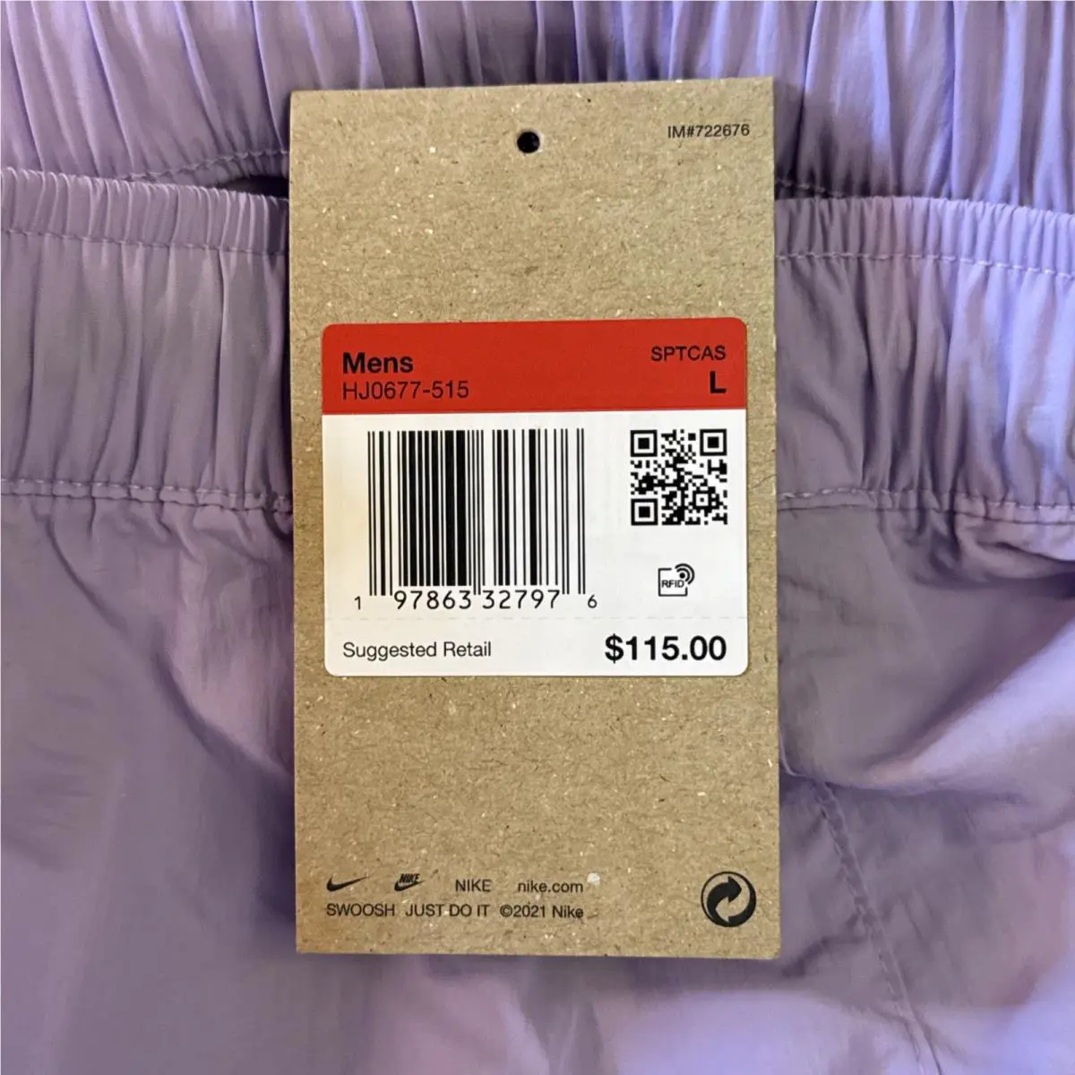 Nike clothing - Nike Tech Pack - Tech Pack - HJ0677515 - Purple (UPC: 197863327976) 5