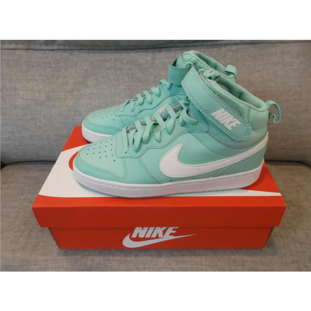 Nike shoes - Nike Court Borough Mid 2 CD7782-300 - CD7782-300 - Green (UPC: 196608448273) 4