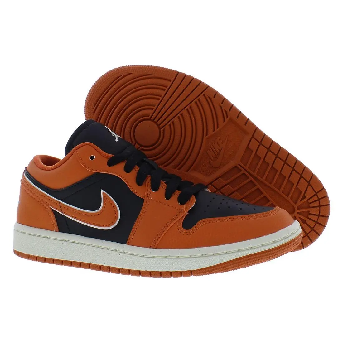Nike Air Jordan 1 Low SE Womens Shoes Size 5 Color: Sport Spice/black Coconut