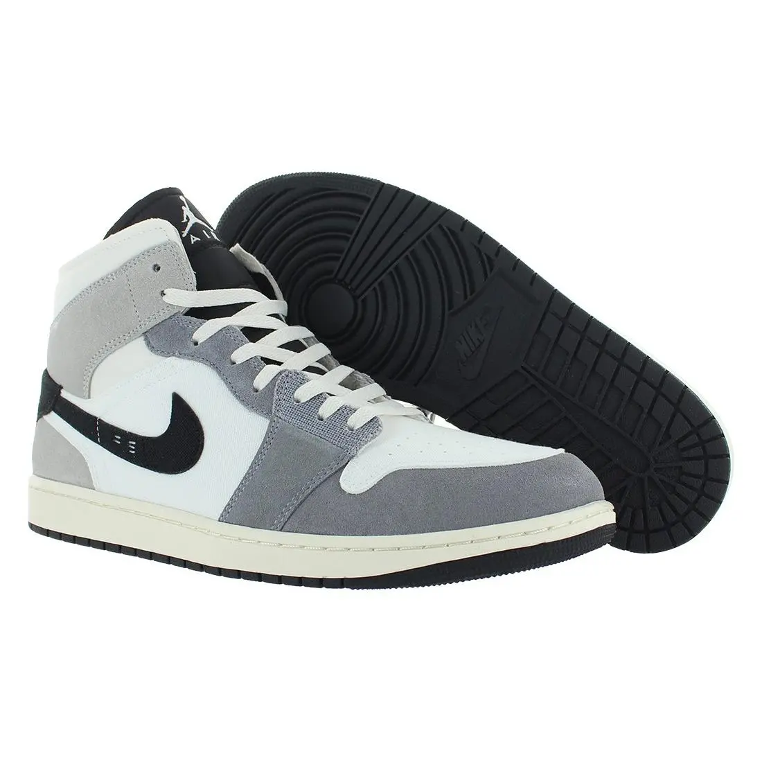 Nike Air Jordan 1 Mid SE Craft Mens Shoes Size 12 Color: Cement