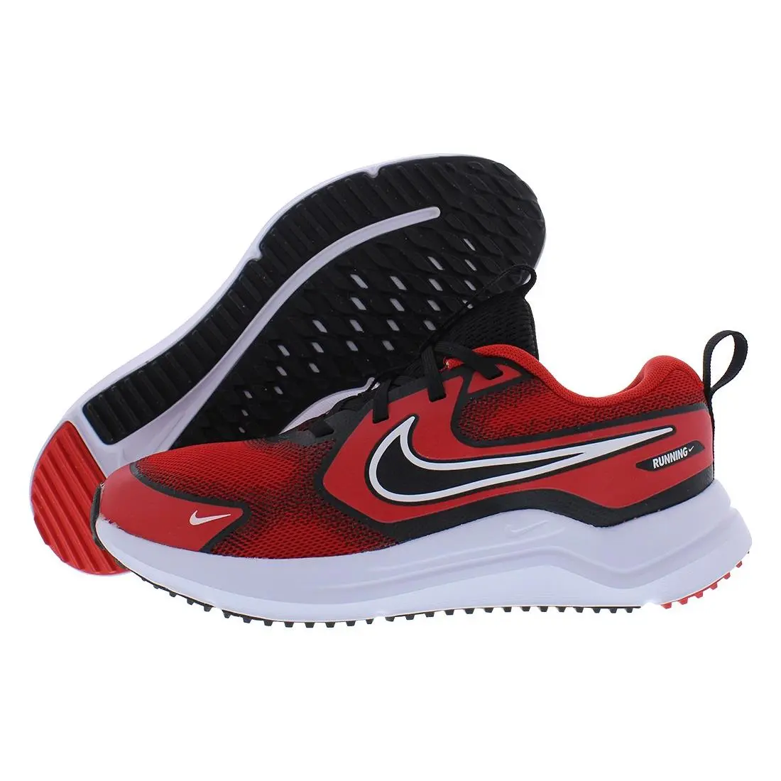 Cosmic Runner GS Boys Shoes Size 4.5 Color: University Red/white/black by Nike