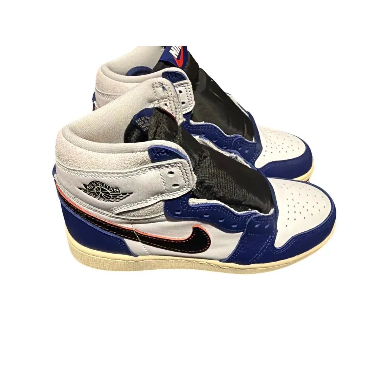 Nike Air Jordan 1 Retro High OG GS True Blue White Grey FD1437-100 Size 4Y