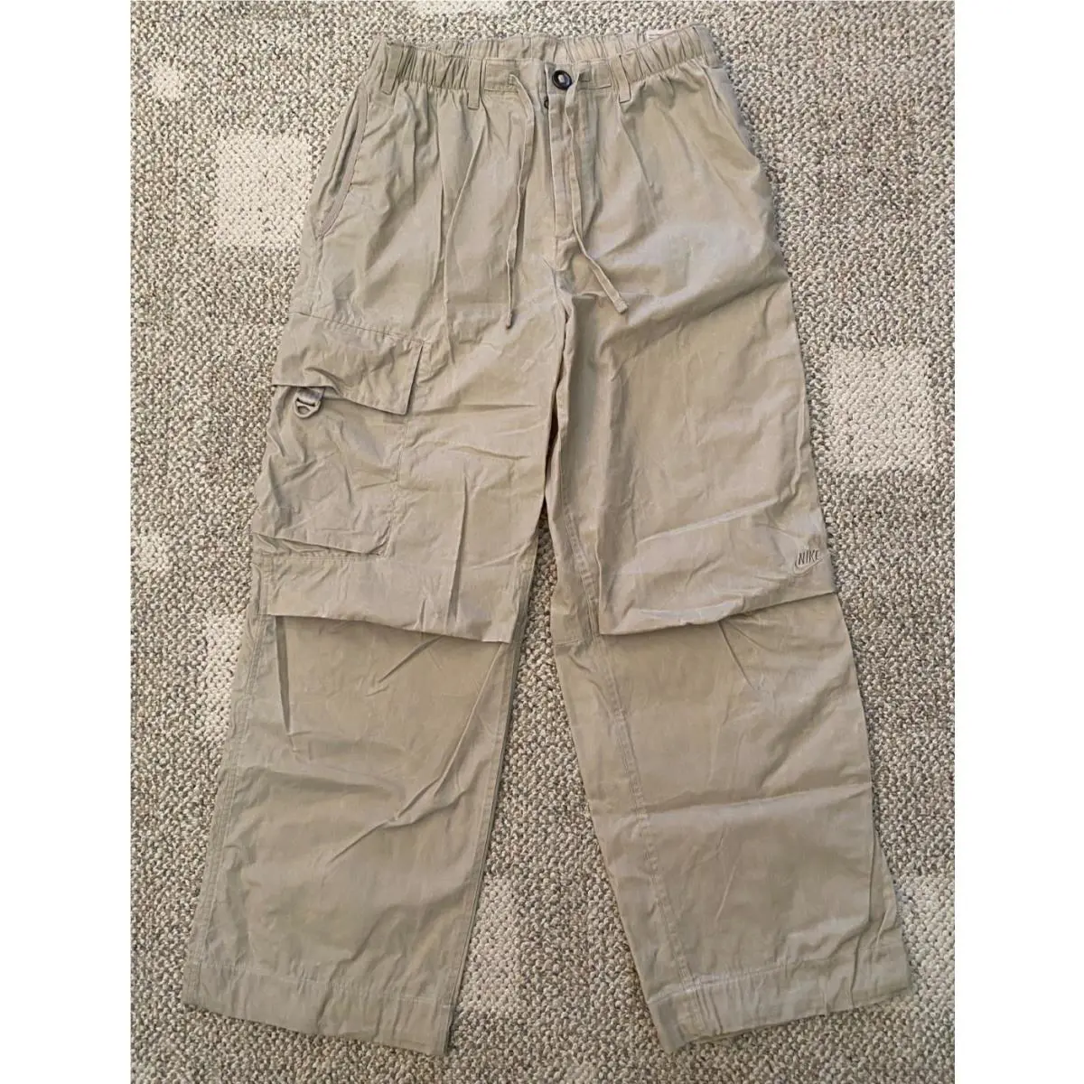 Nike Tech Pack Cargo Pants Waxed Canvas Khaki FN2614-247 Men`s M Medium