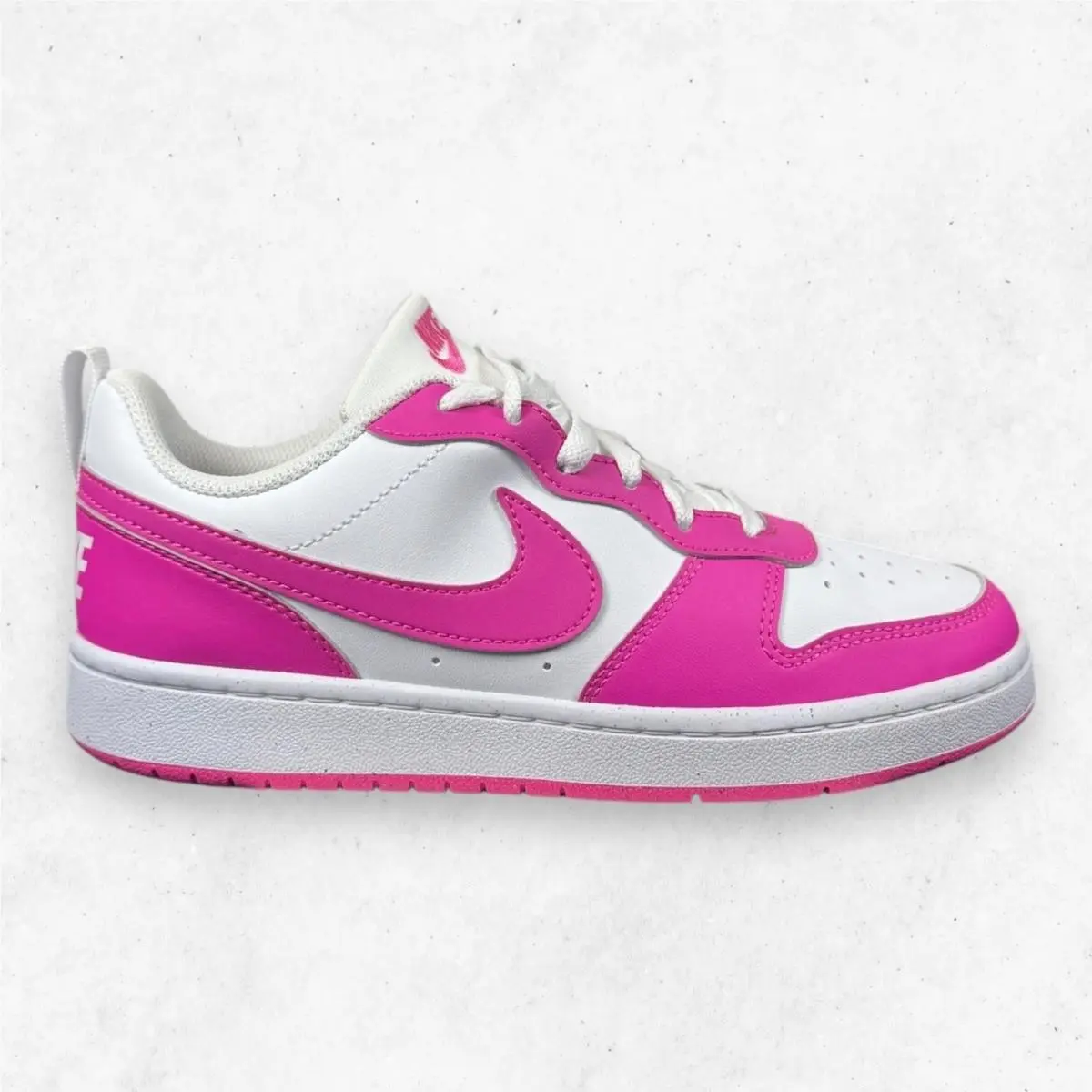 Nike Court Borough Low Recraft GS 5.5Y White Laser Fuchsia