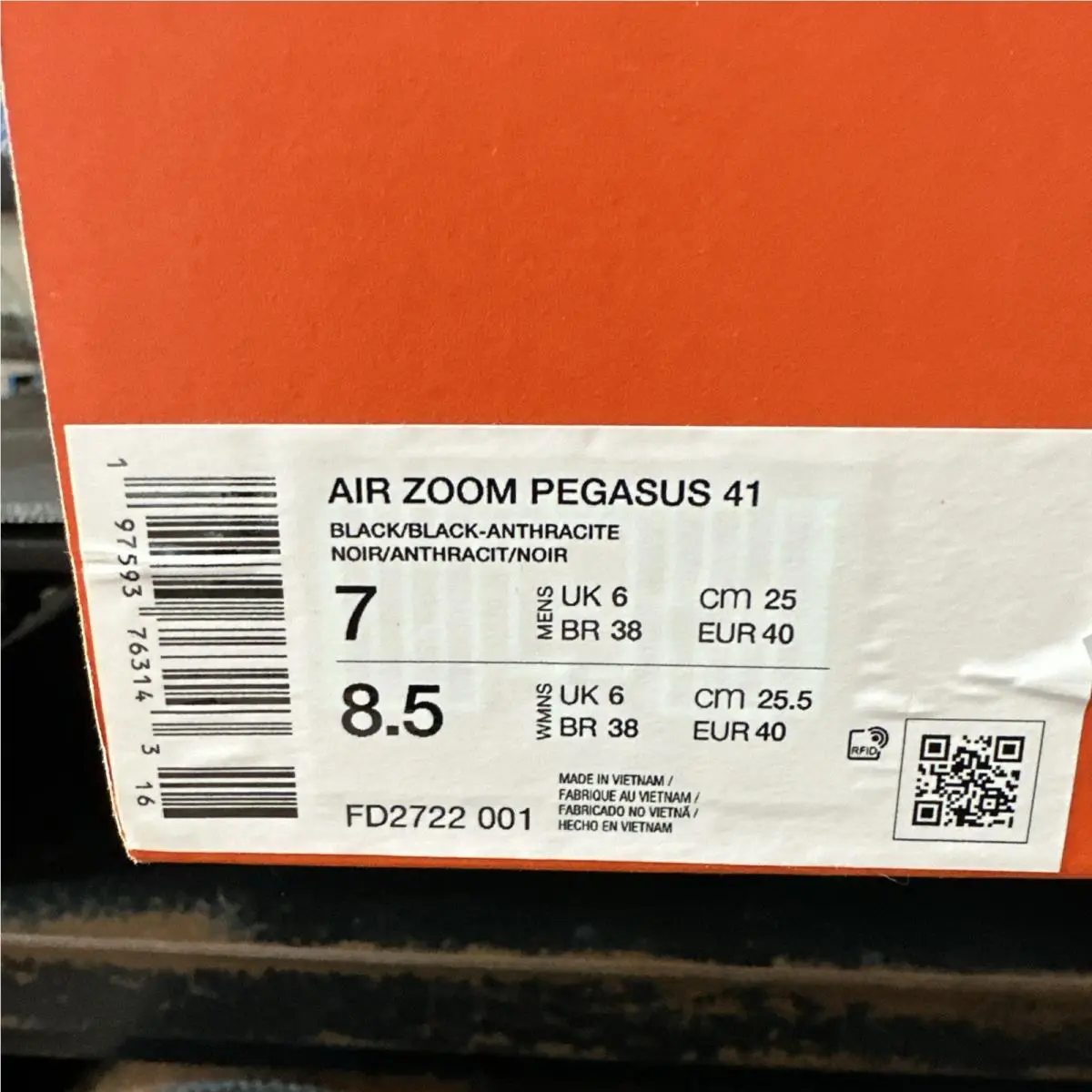 Nike shoes - Nike Air Zoom Pegasus 41 - FD2722001 - Black 5