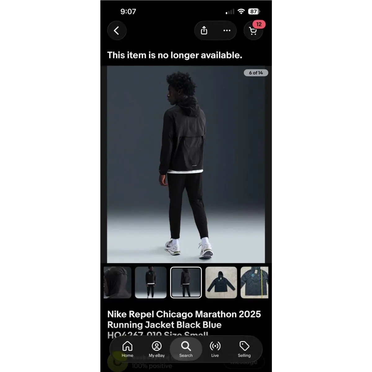 Nike clothing - Nike Repel Chicago Marathon - Repel Chicago Marathon - HQ4267010 - Black (UPC: 0198485319066) 4