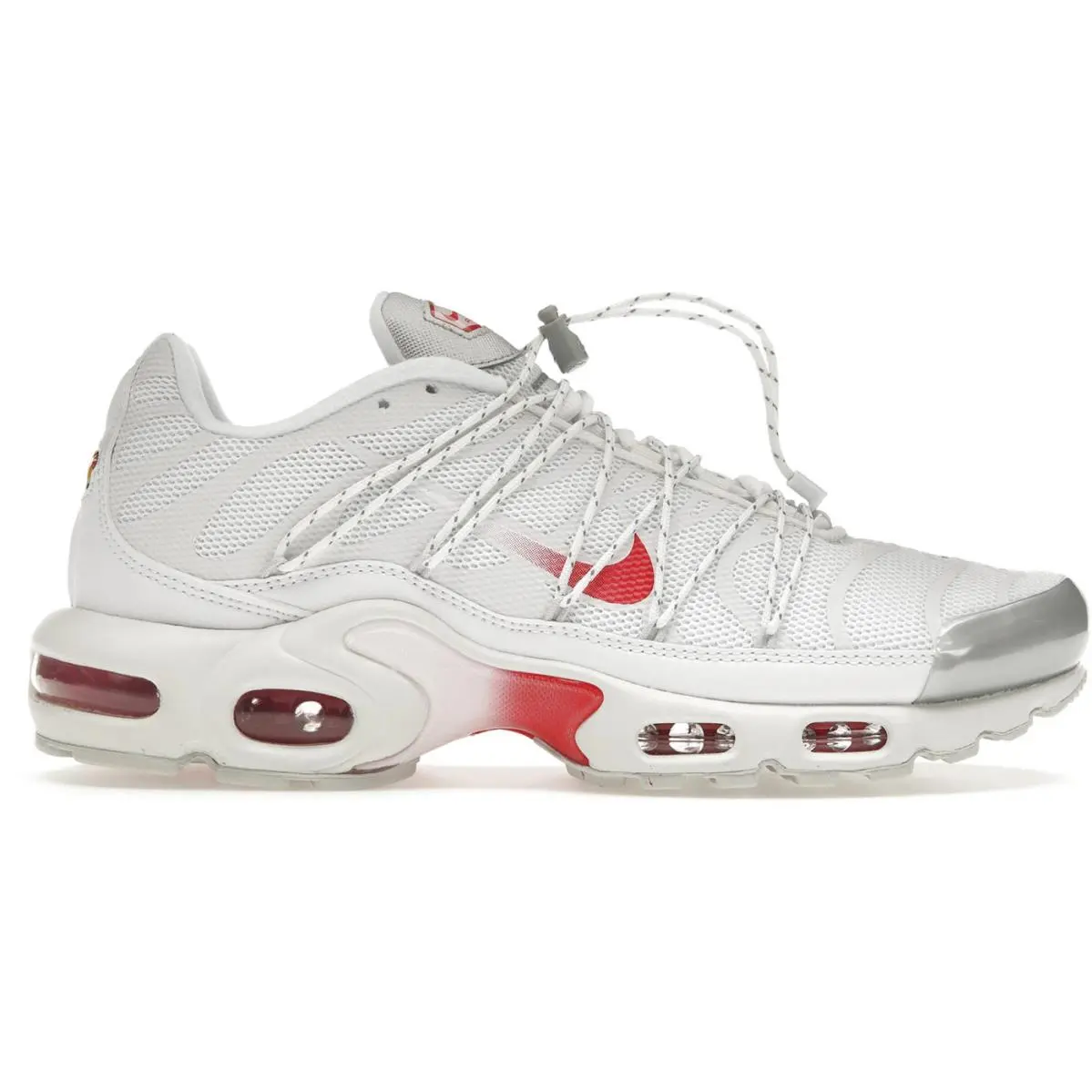 Nike Air Max Plus Lace Utility White University Red Women`s