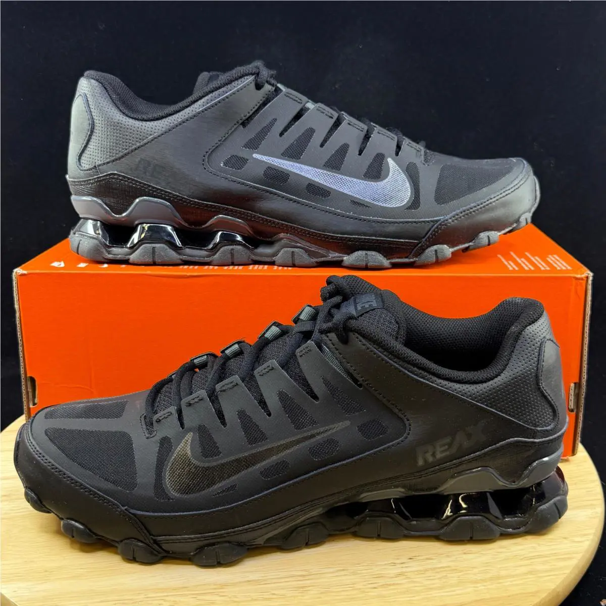 Nike Reax 8 TR Mesh Size 12 Cross Training 621716-008 Men’s Shoes Black