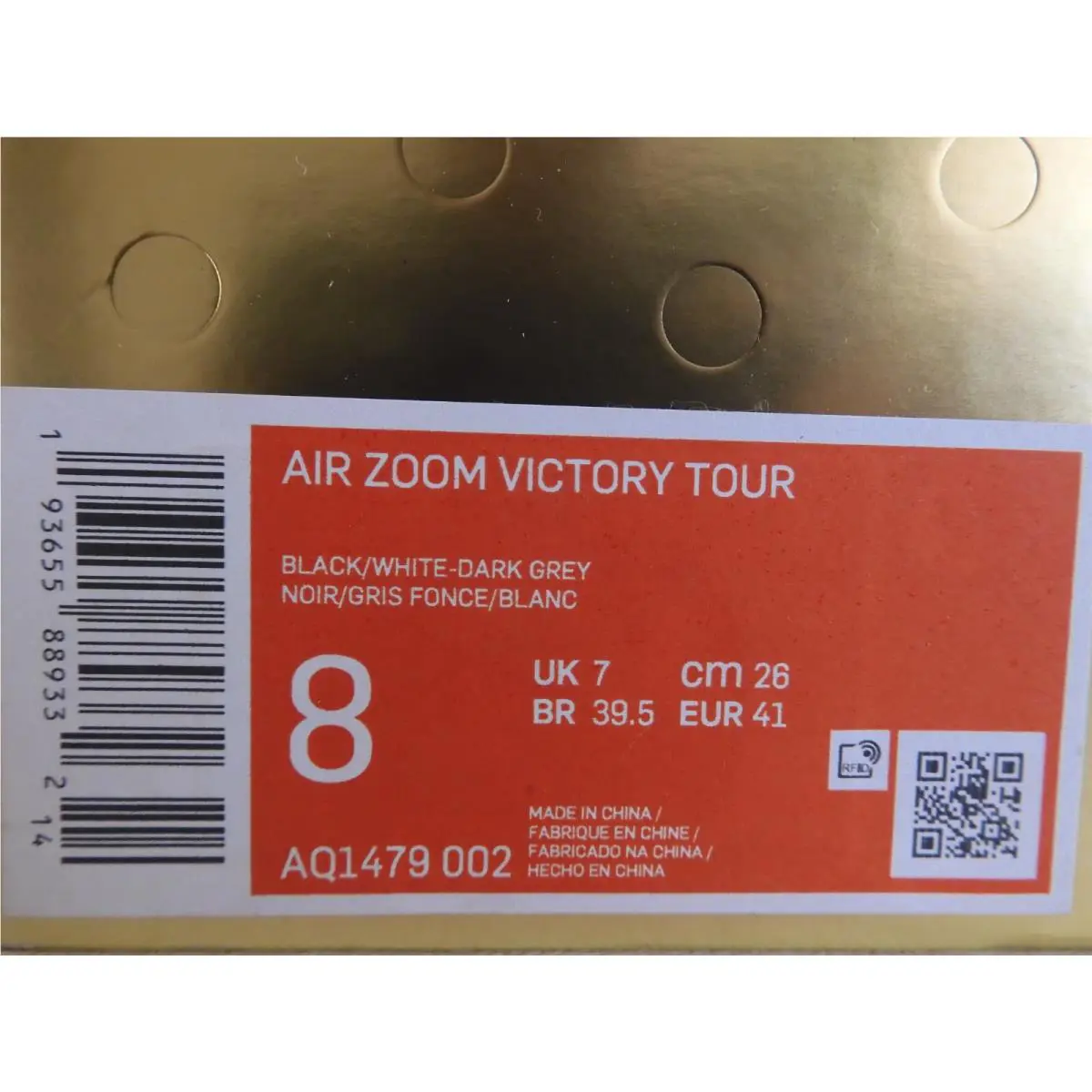 Nike shoes - Nike Air Zoom Victory Tour - AQ1479 002 - Black (UPC: 193655889332) 3