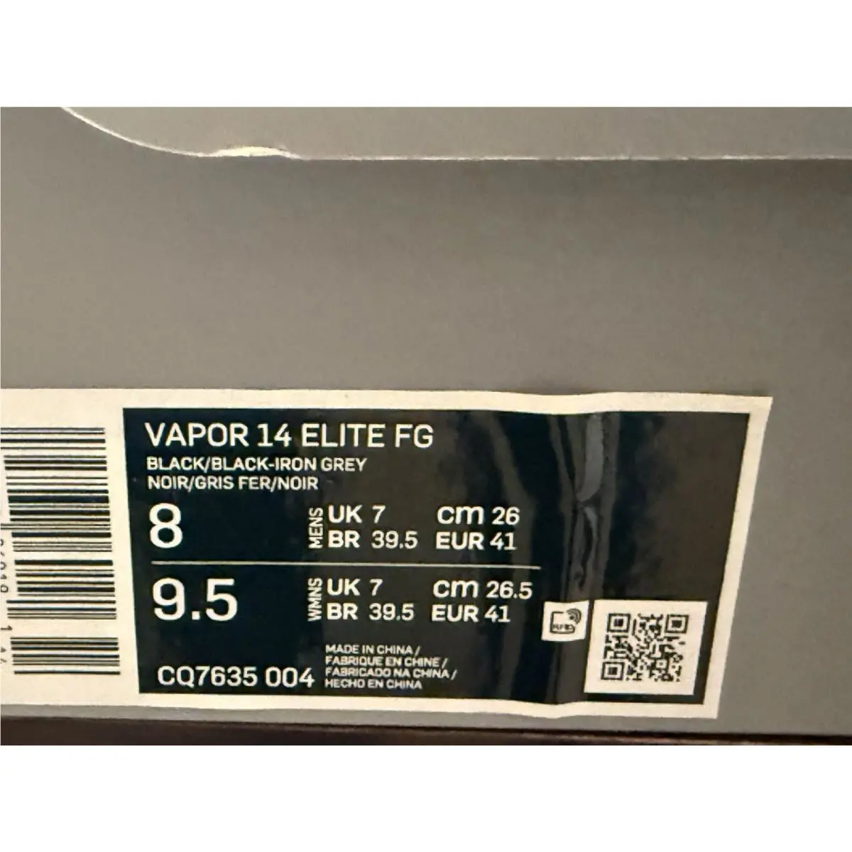 Nike shoes - Nike Mercurial Vapor 14 Elite - CQ7635-004 - Black 6