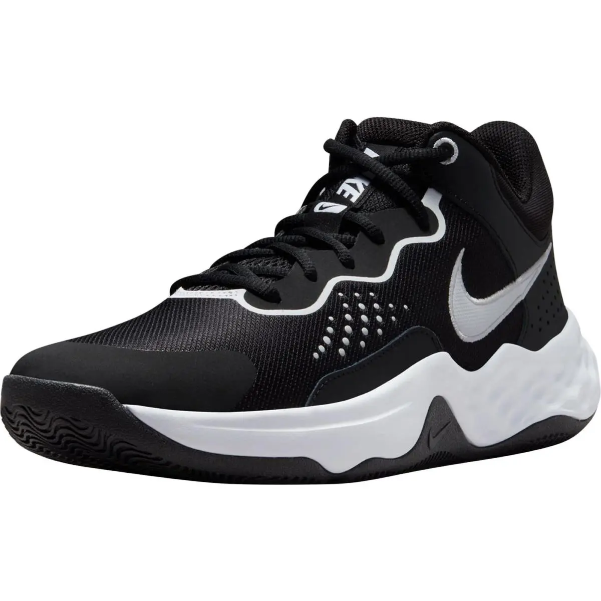 Nike Mens Fly by Mid 3 Sport Fitness Basketball Shoes B/w 10 Medium D Black/w