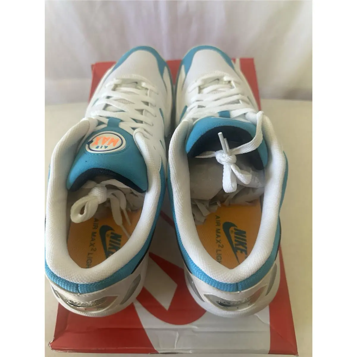 Nike shoes - Nike Air Max2 Light - Air Light - AO1741-100 - Blue 3