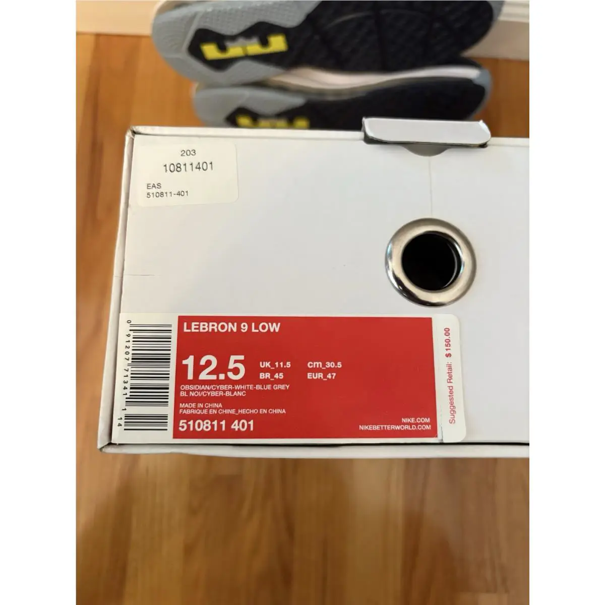 Nike shoes - Nike LeBron 9 - LeBron - 510811-401 - Blue 1