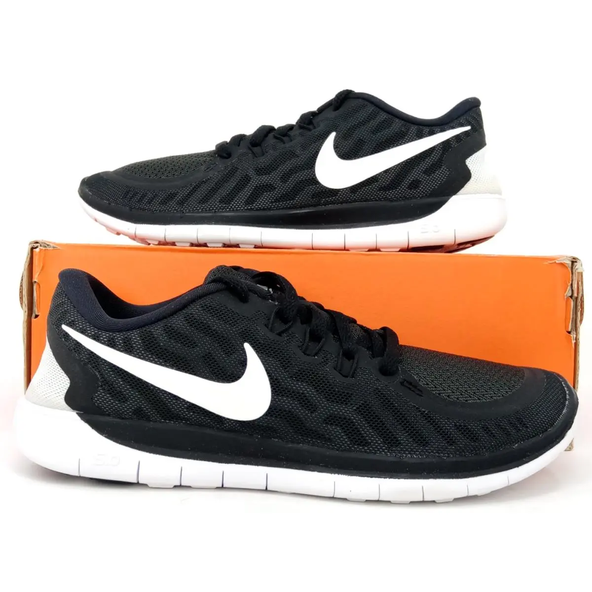 Nike shoes - Nike Free 5.0 Grade School - 725104 001 - Black (UPC: 676556338708) 9