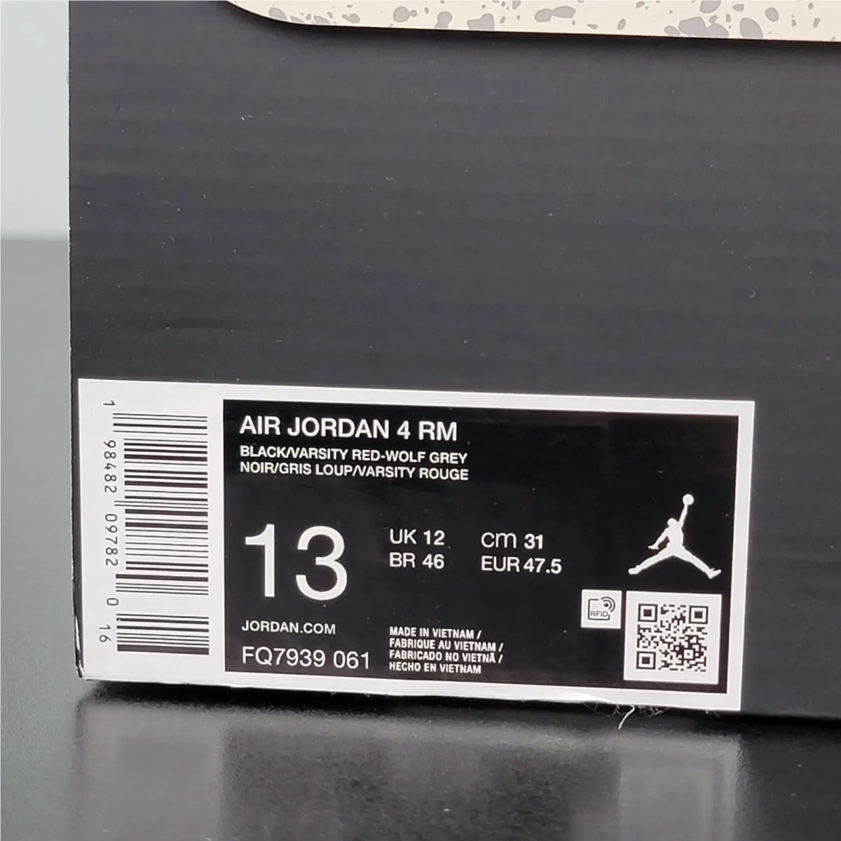 Nike shoes - Air Jordan 4 RM - Air - FQ7939 061 - Black 6