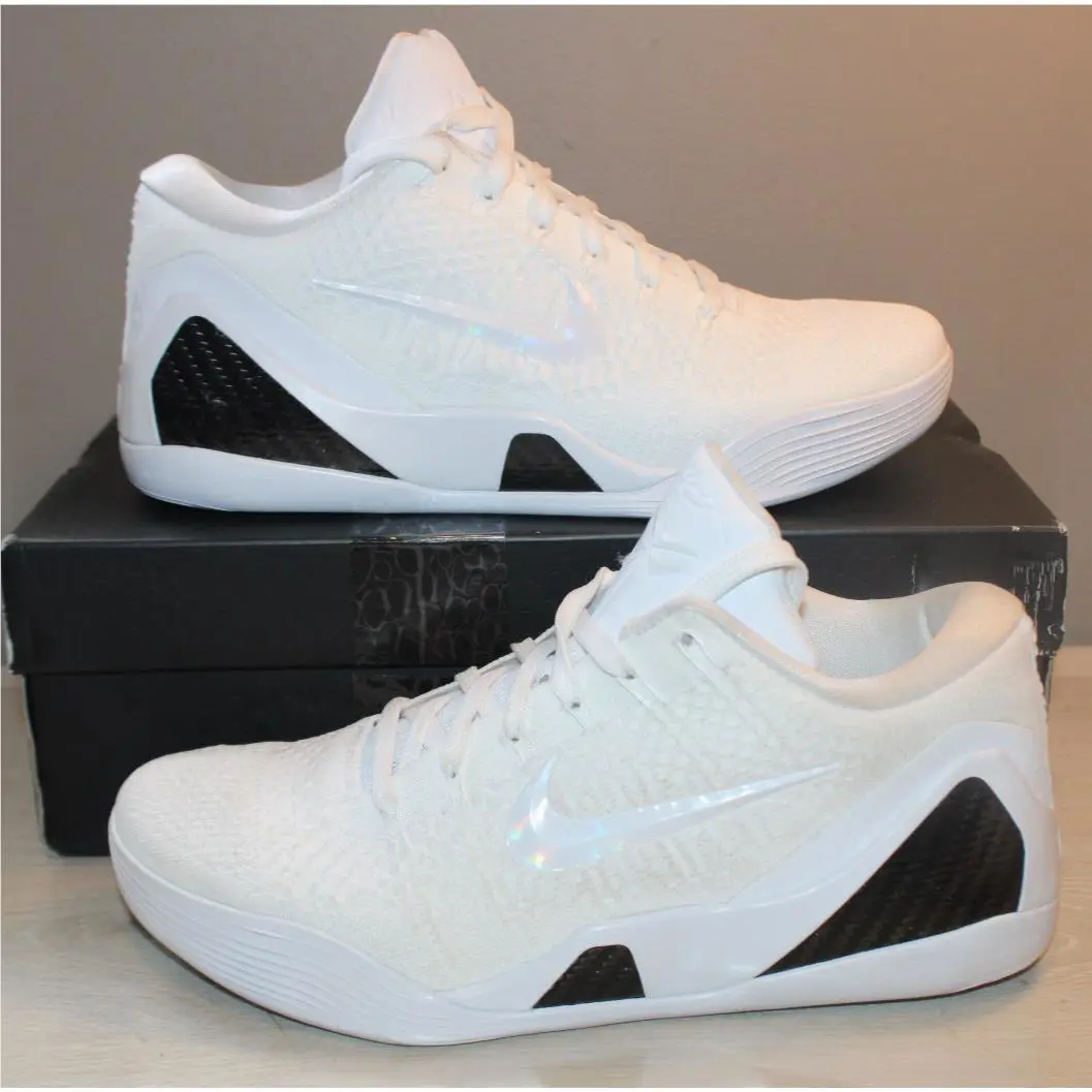 Nike Men`s Kobe 1X Elite Low EM Protro Basketball Shoes White Size 8