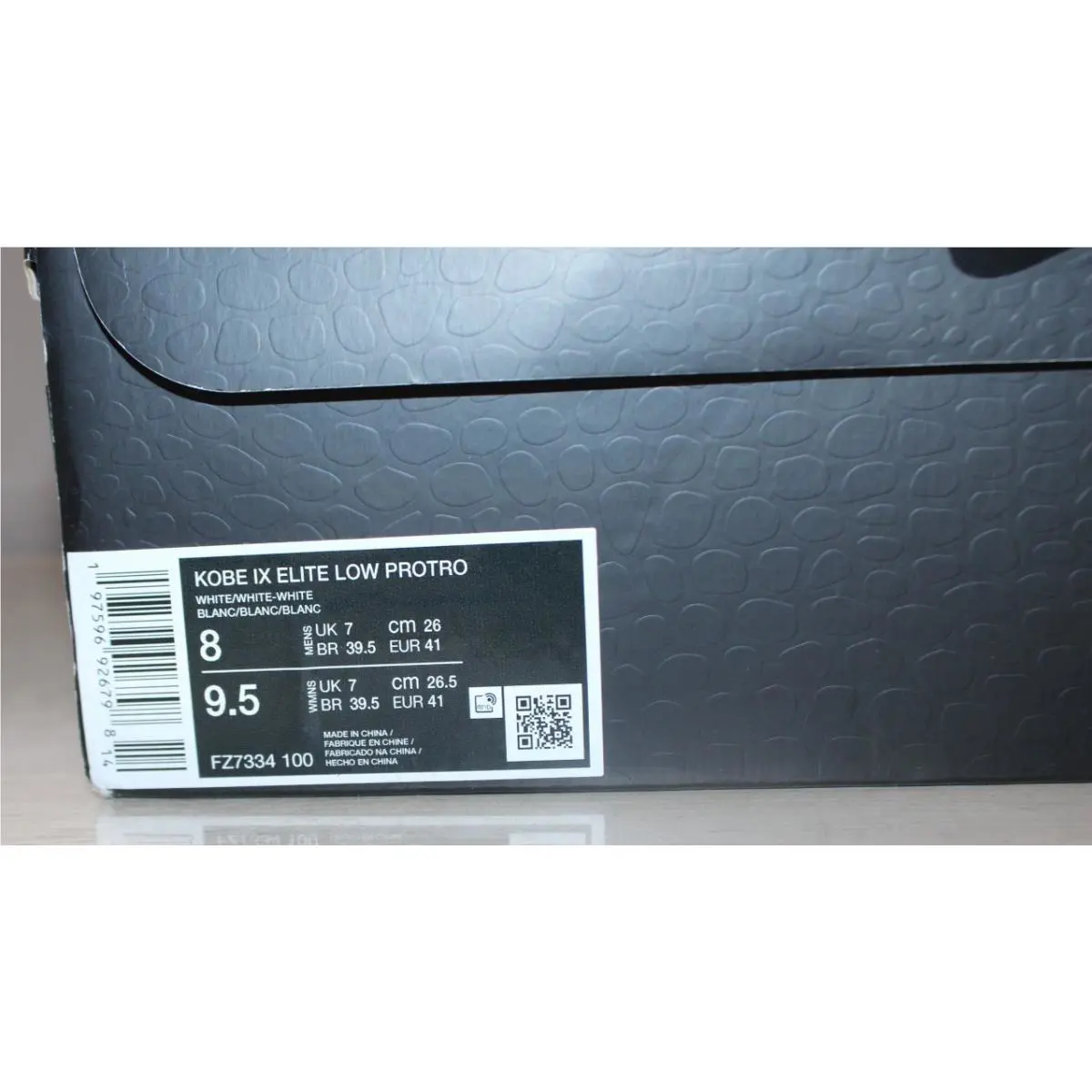 Nike shoes - Kobe 1X Elite Low EM Protro - White 0